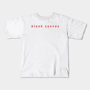 blank canvas Kids T-Shirt